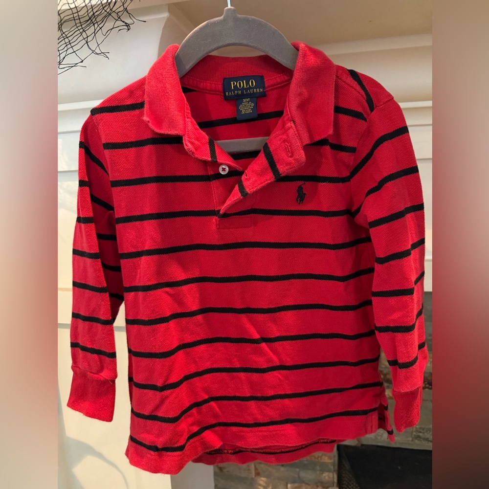 Boys Ralph Lauren Polo Long Sleeve Shirt